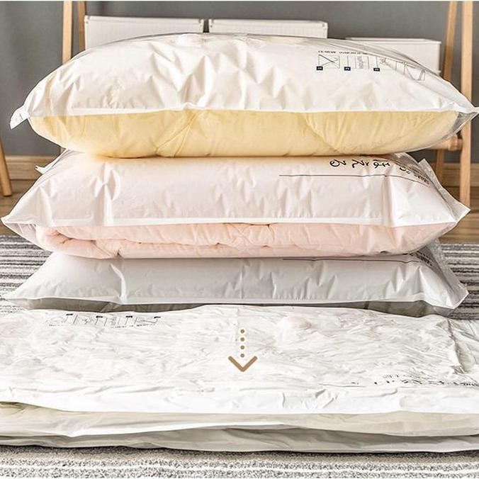 Vacum Plastik Bag Pakaian Selimut Bantal