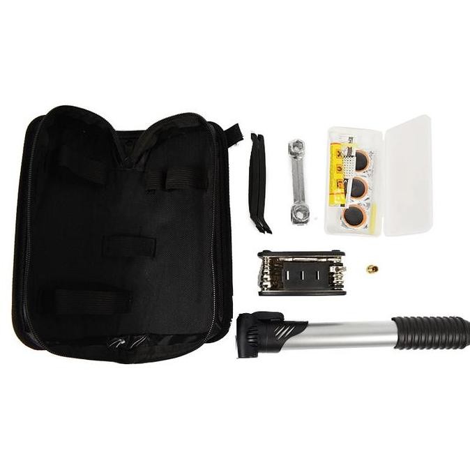 Set Perlengkapan Reparasi Tambal Ban Sepeda 16 In 1 / Tambal Ban Sepeda / Alat Tambal Ban Sepeda