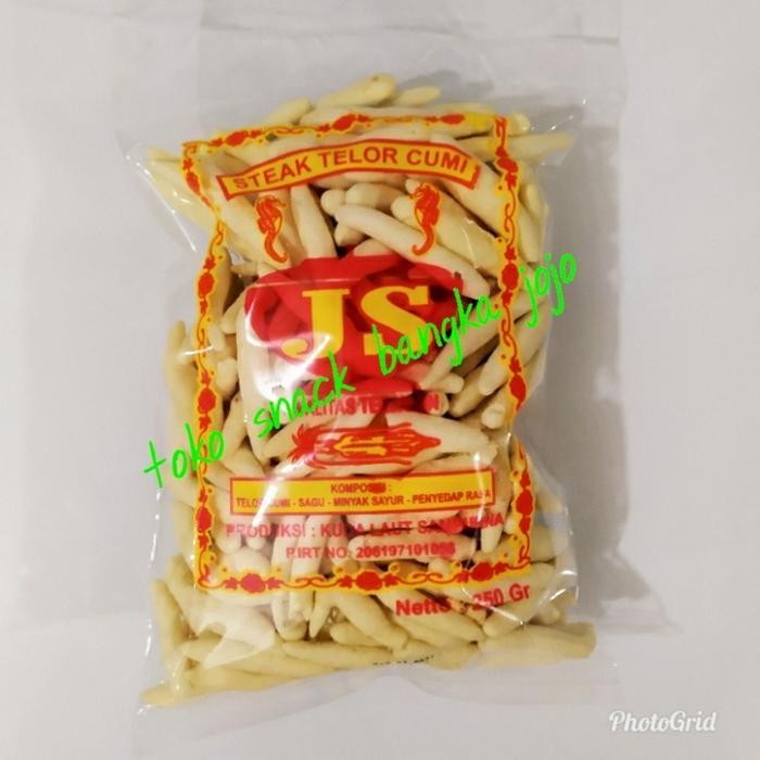 KRICU BANGKA STIK TELUR CUMI BANGKA KRICU JS 250GRAM OLEH OLEH CEMILAN