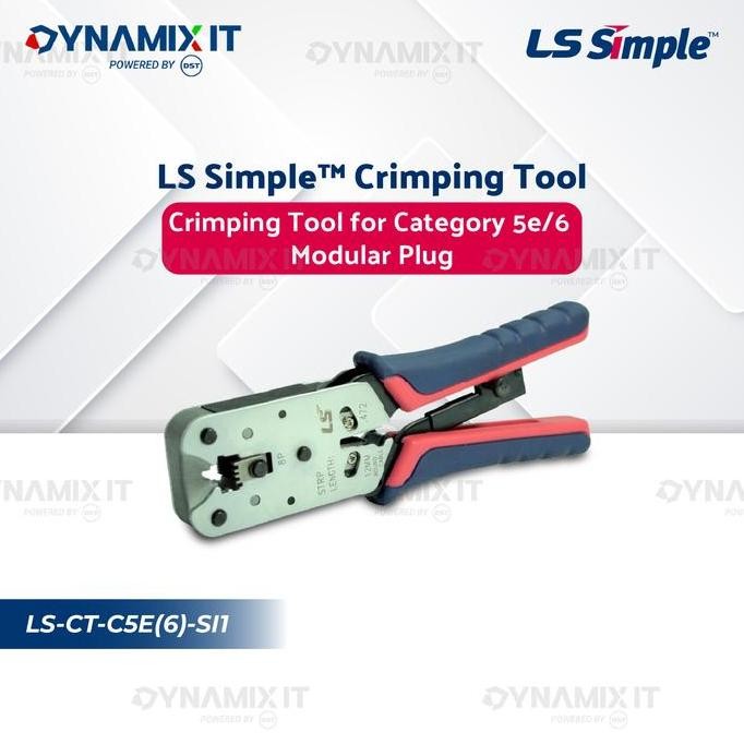 LS Crimping Tool Cat.6 & Cat.5 | LS-CT-UC5E(6)-SI1 | Tang Krimping