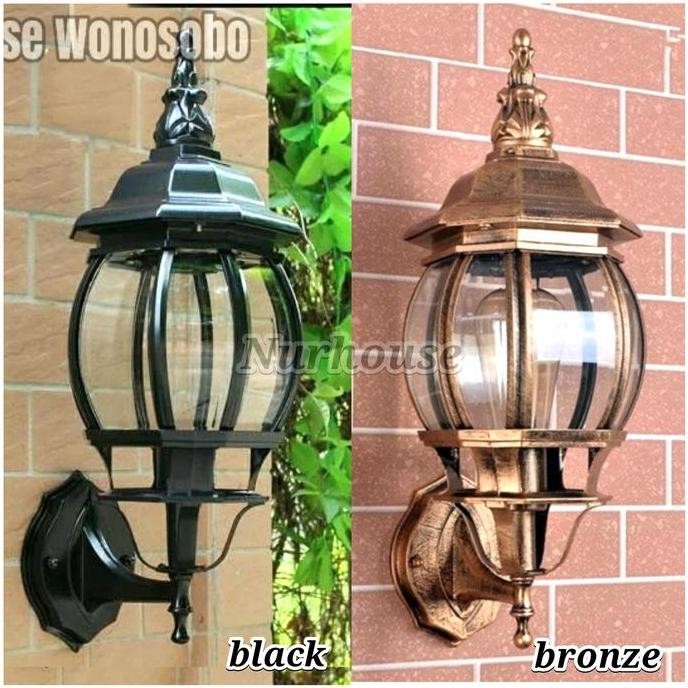 Lampu Dinding Taman Hias Rumah Klasik Antik 5003 Gold