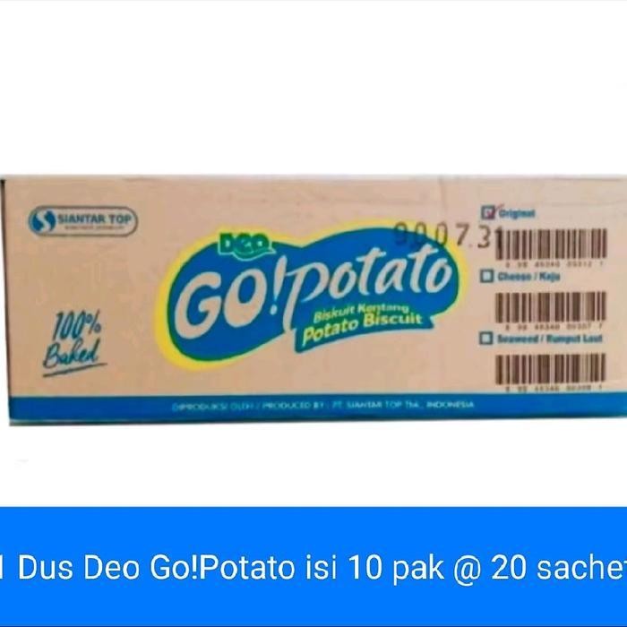 Biskuit Deo GoPotato 1 Dus isi 10 pak @ 20 sachet