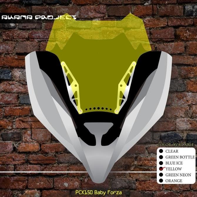 Winshield pcx 150 2 Tone versi Ziwbike ( Thailand) Motocycle Original