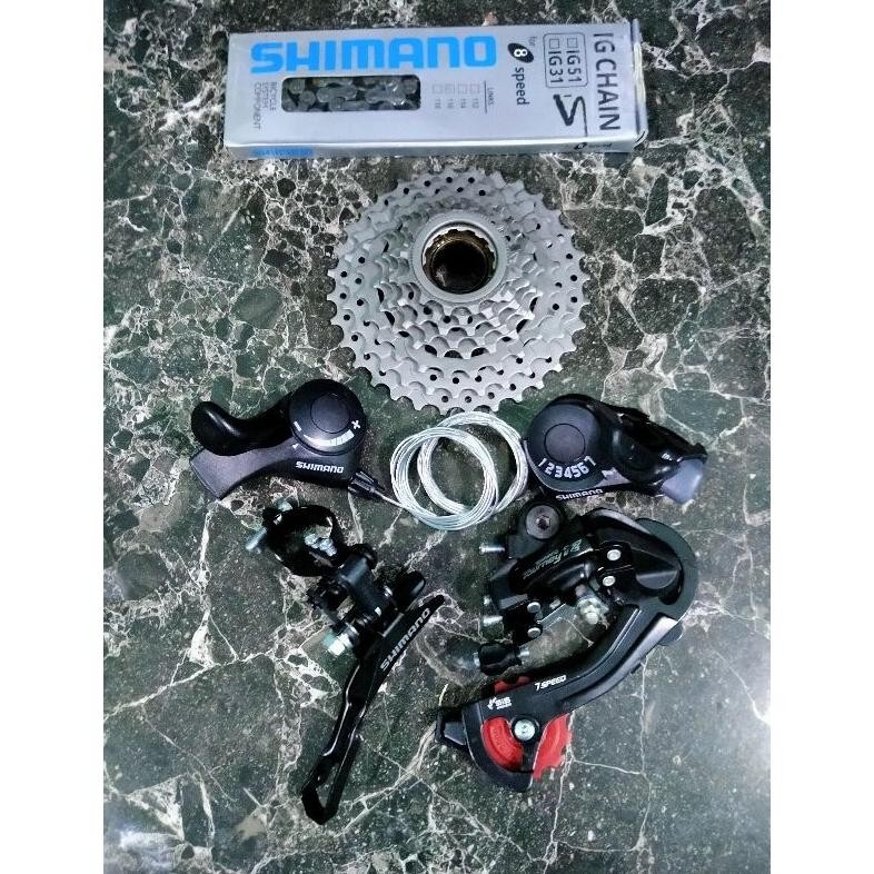 Y-76 Re-65 Groupset Shimano 7 Speed Tourney Tx35 Ty300 3 X 7 Speed Ulir Drat Federal Commuter Mtb Ro