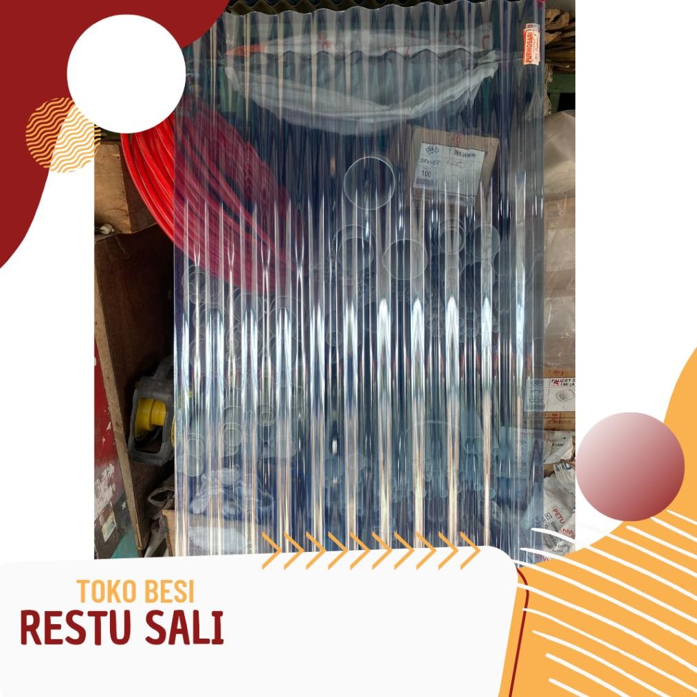 ATAP BENING FIBER GELOMBANG TRANSPARAN