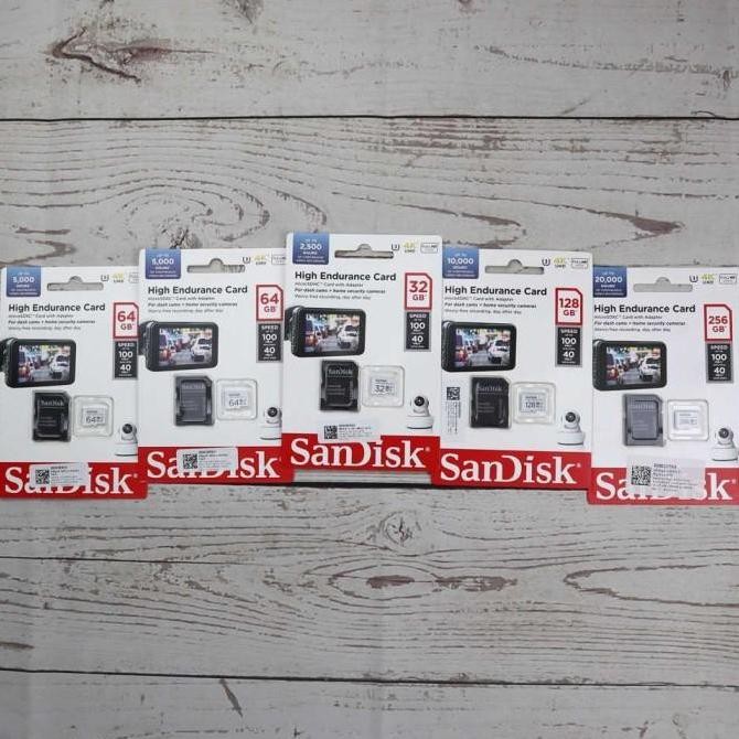 DB11>> Micro Sd 256gb Sandisk High Endurance Card 256 Gb Dashcam CCTV Camera