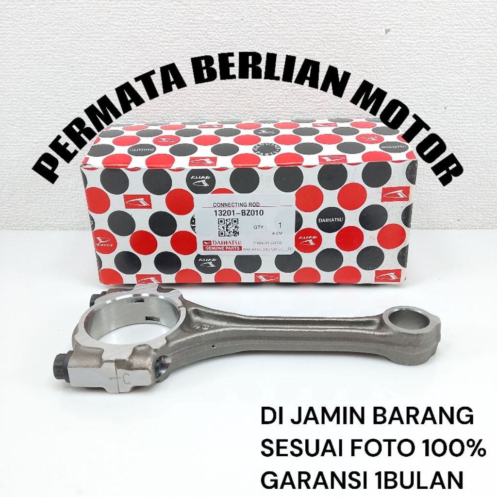STANG SETANG PISTON STANG SEHER AVANZA XENIA 1.5 1500CC/GRAND MAX 1.5 1500CC ORIGINAL GARANSI 1BULAN