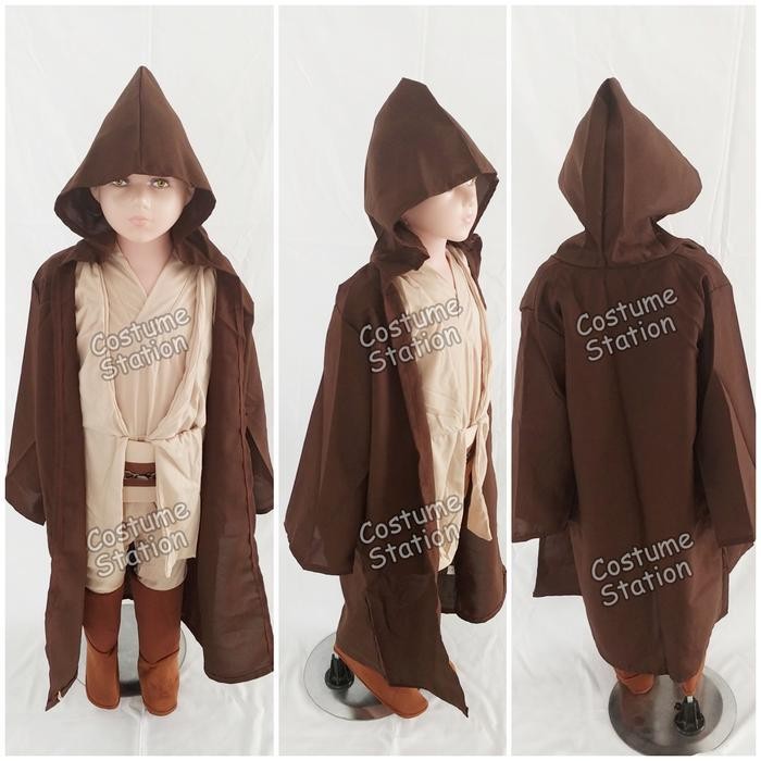 Kostum Star Wars Jedi / Costume Obiwan Kenobi Anak Laki