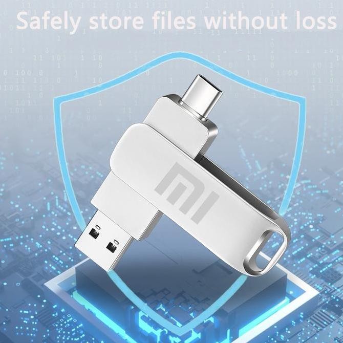 DV140 - Xiaomi TYPE-C Flashdisk USB Kecepatan Tinggi, Driver Flash Logam USB 256gb 512gb 1tb 2tb, US