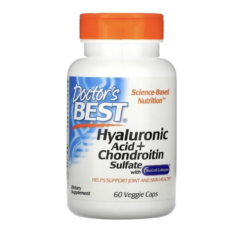 Dijual Doctor's Best Hyaluronic Acid + Chondroitin sulfate w BioCell Collagen