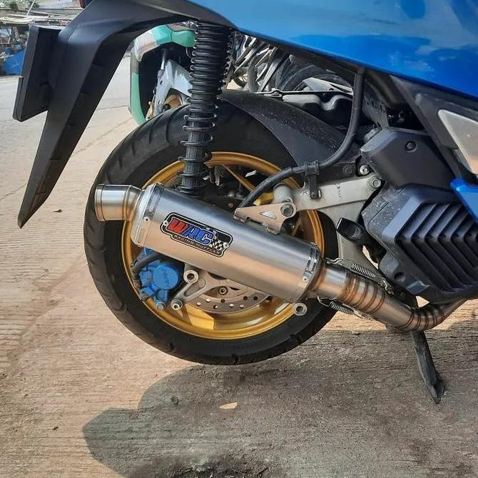WRC knalpot type wr 6 pcx free request 100% WRC original Motocycle Original