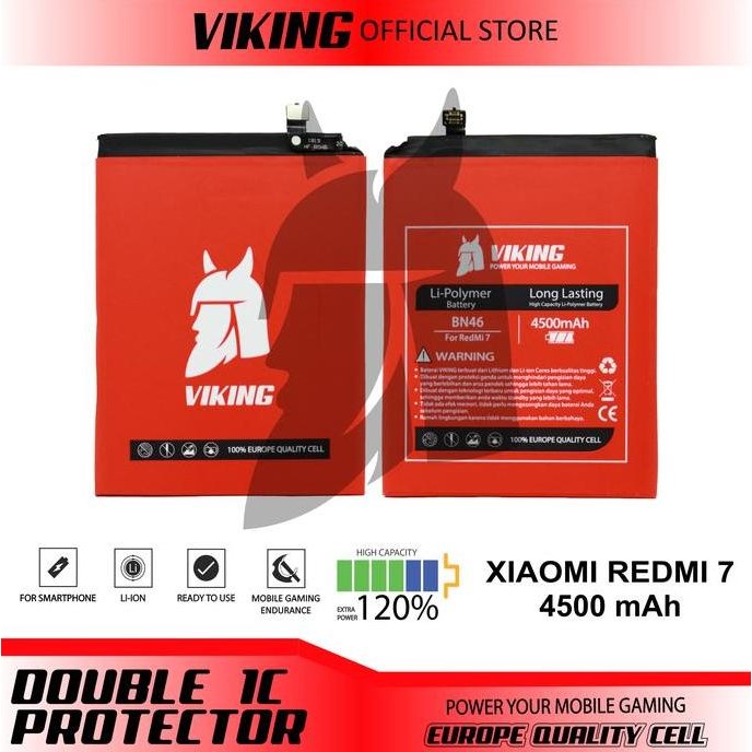 Viking Baterai Redmi 7 Bn46 Double Power