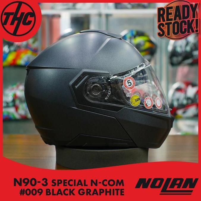 Nolan N90-3 Special N-Com Graphite Black