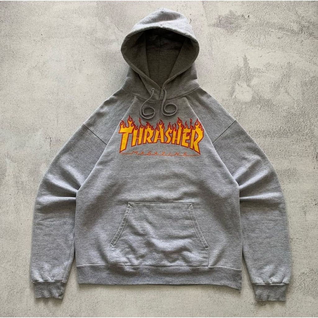 Jaket Hoodie THRASHER full tag abu Misty Hoodie thrasher skat
