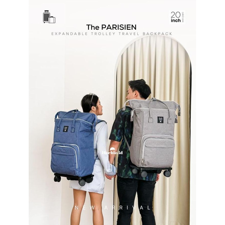 TAS RANSEL TROLI ANELLO BARLEY ORIGINAL BAHAN PARASUT RODA 4 #158-A