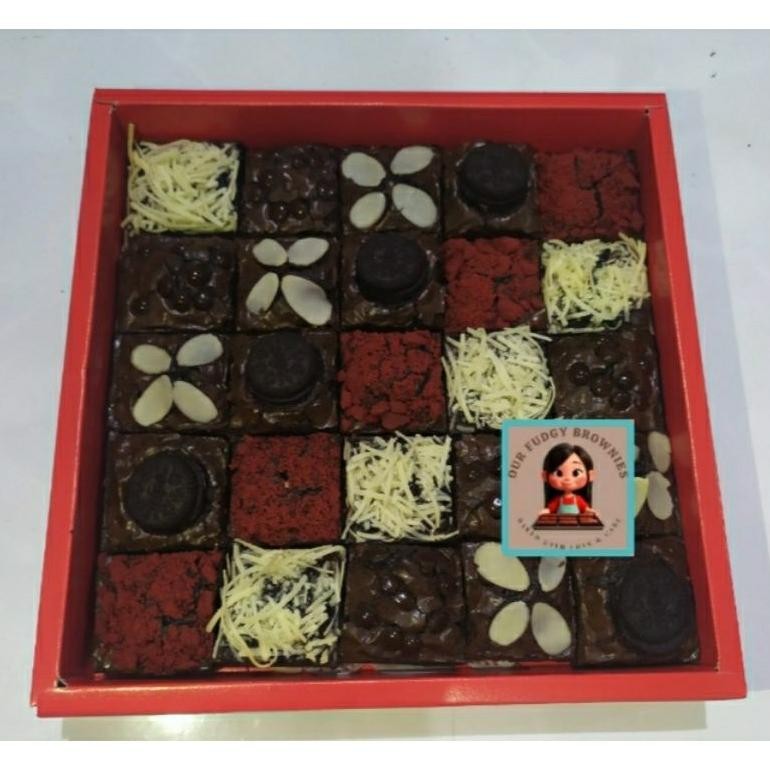 PROMO Premium hampers ultah/ Imlek/ Natal / Idul Fitri / Fudgy Brownies/ CNY / Birthday/ Valentine /