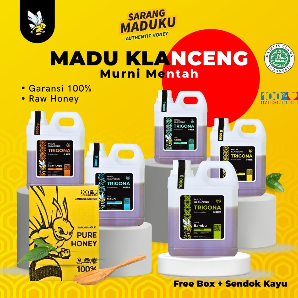 (Terbaru) Sarang Maduku - Madu Klanceng Murni 100% Asli Madu Klanceng Trigona Madu Klanceng Asli Ita