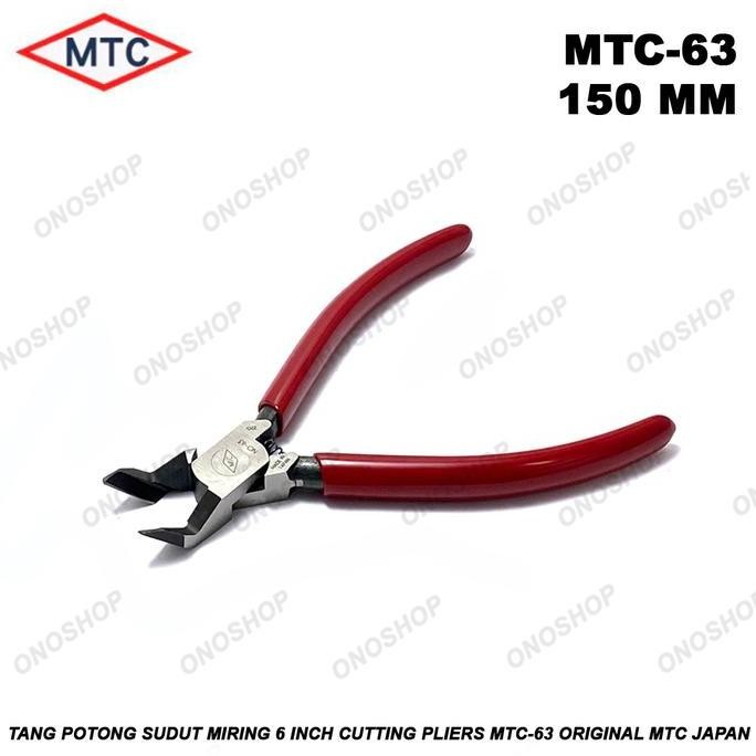Tang Potong Sudut Miring 6 Inch Cutting Pliers MTC-63 Original MTC Japan