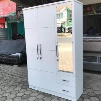 Promo Lemari pakaian 3 pintu arlida type llbp putih COD