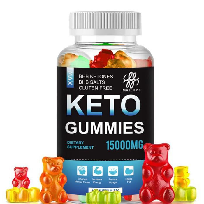 iMATCHME  Slimming Keto Gummies Ketone Fat Burner Bear Gummies For Men&Women Natural Weight Loss Pro