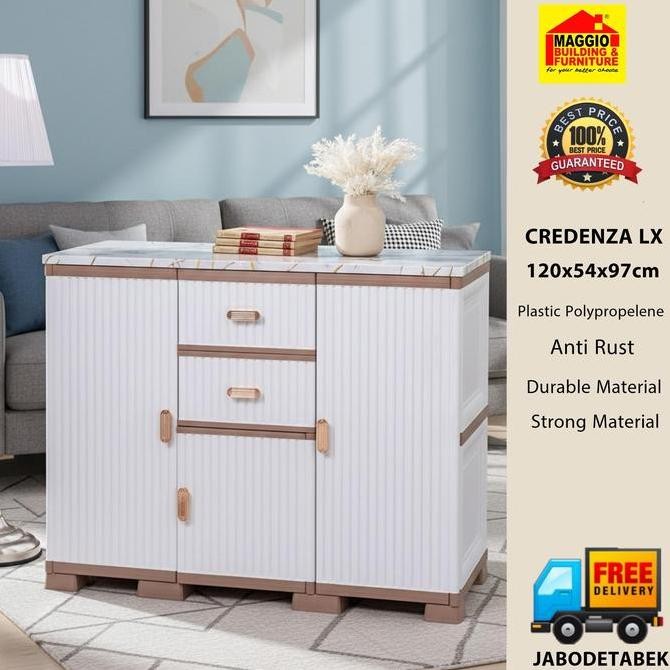 Promo LEMARI KABINET PLASTIK - KABINET PLASTIK - OTC CREDENZA - OLYMPLAST COD