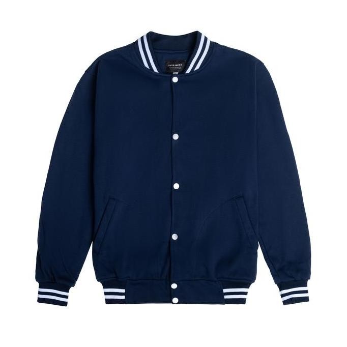 EVERNEXT - Jaket Varsity Pria Dallas Jaket Cowok Baseball Jaket Fleece Jaket Casual Pria