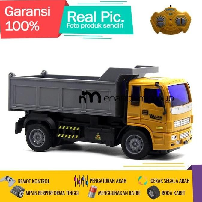 Mainan Mobil Remot Kontrol Rc Dump Truk Max