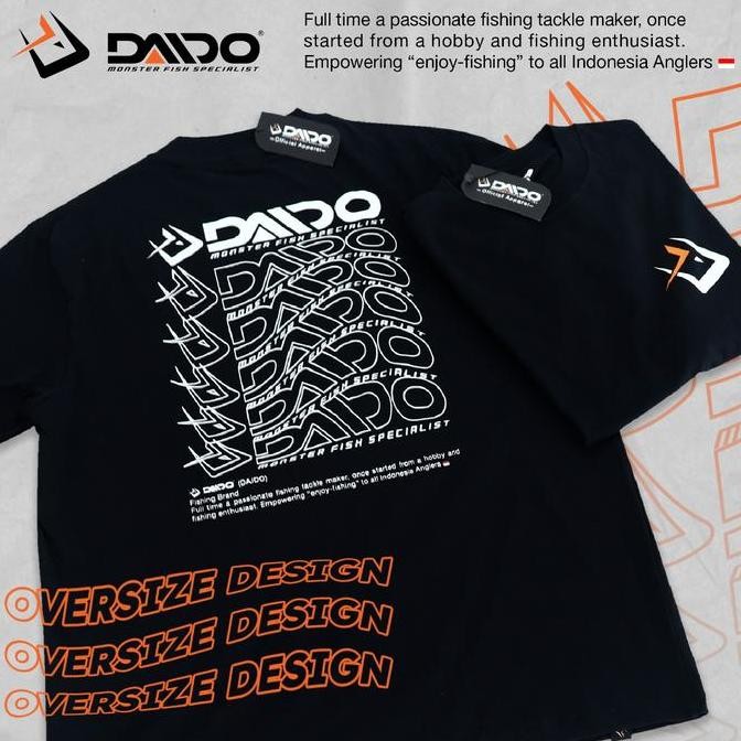 BAJU KAOS DAIDO FISHING TEAM OVERSIZED