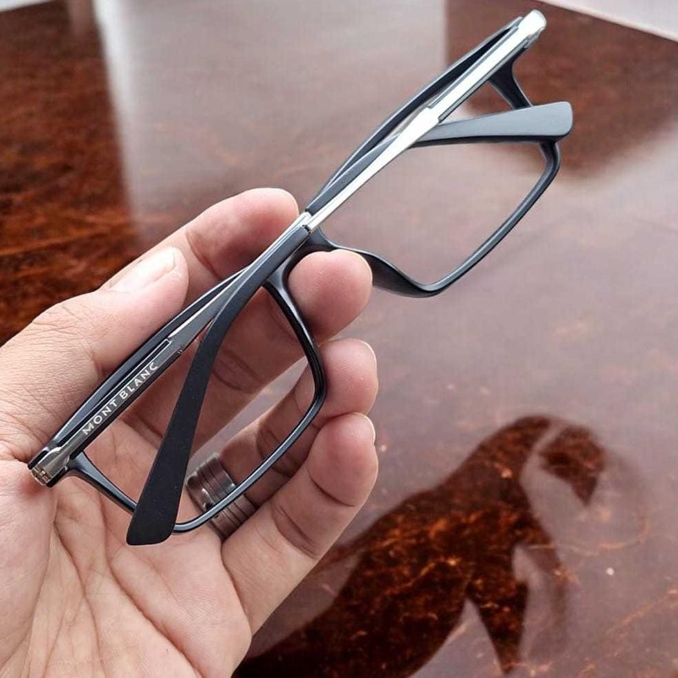 ROULACASE MONTBLANC Kacamata Baca Auto Focus Anti Radiasi Pria Sporty Kaca Mata Plus Elegan