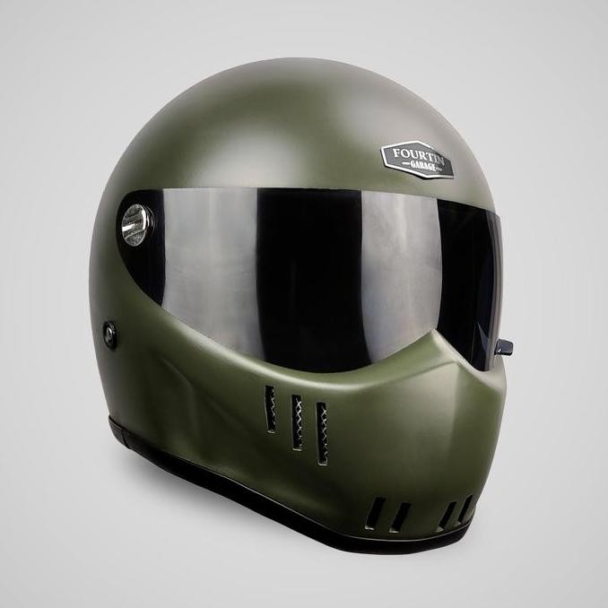 Helm Custom Classic SIMPSON BANDIT RX STIG Retro Vintage Klasik - Fourtin Garage