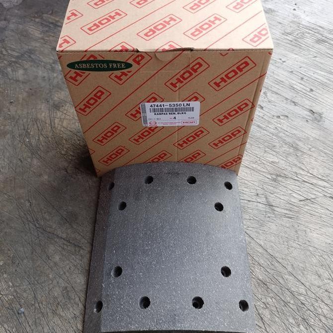 Brake Lining Kampas Rem Belakang Hino Fg235Ti/Rg/Rk/Rk8/R260 Asli
