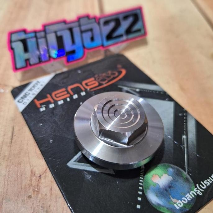 Baut Coin Tutup Filter Pembuangan Oli Mesin Vario Pcx Original Heng