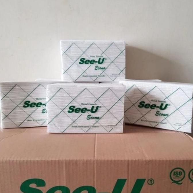 Grosir Tissue See-U See U Hand Towel Econo Green Hijau Cuci Tangan