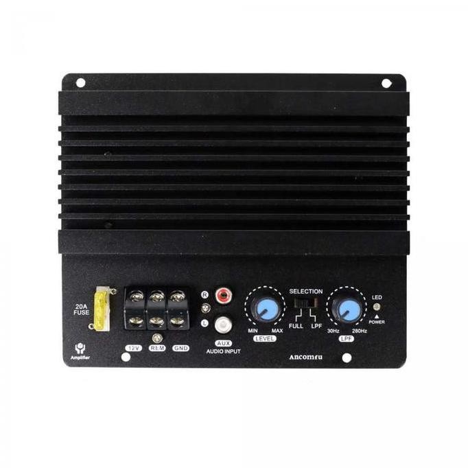 Mono Car Audio Amplifier Board Bass Subwoofer 600W - Pa-60A - Hitam