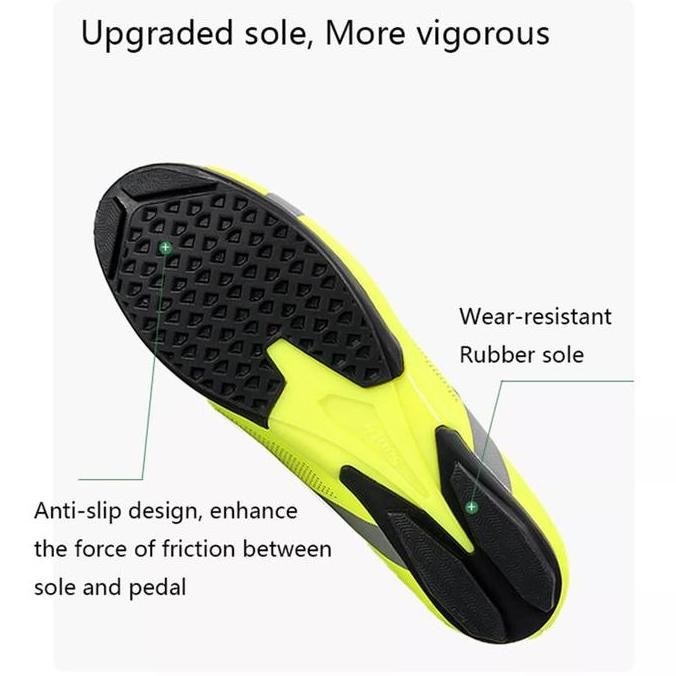 Santic Sepatu Sepeda Pria Non Cleat Roadbike Apollo 2.0 S20016 Cycling Non Lock Men Shoes Rotating B