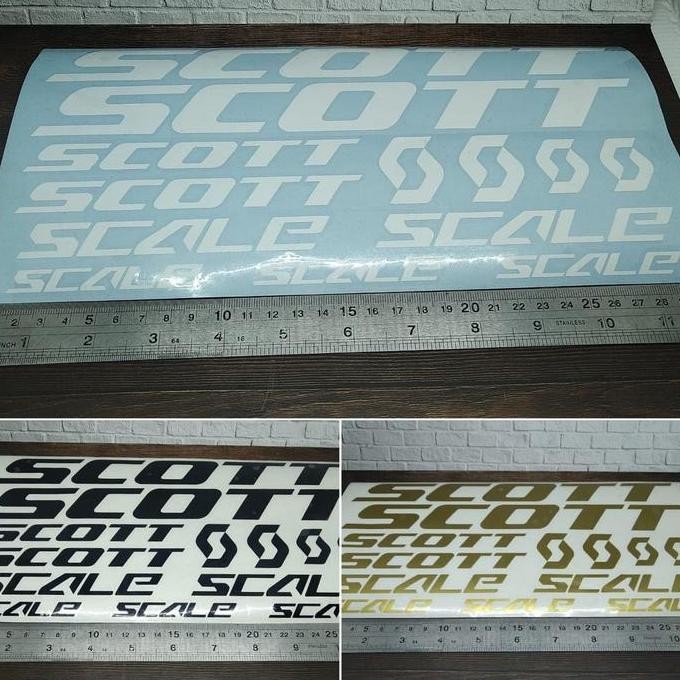 Cutting Sticker Frame Sepeda Scott Mtb Bahan Oracal