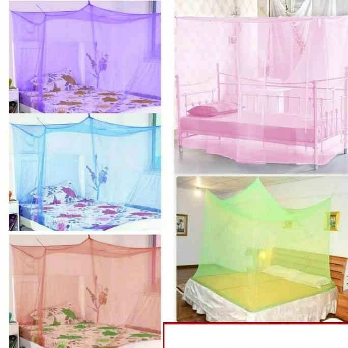 Kelambu nyamuk kelambu kotak Lipat kelambu ukuran jumbo terbaru