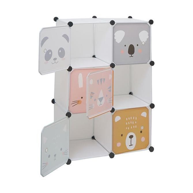 INFORMA LEMARI PAKAIAN PLASTIK MULTIFUNGSI ANIMALS SERIES