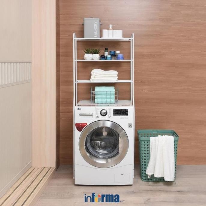 INFORMA RAK MESIN CUCI 3 TINGKAT - PUTIH