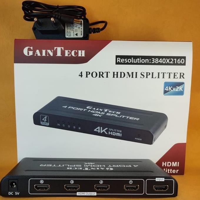Gaintech Hdmi Splitter 2 Port / 4 Port / 8 Port