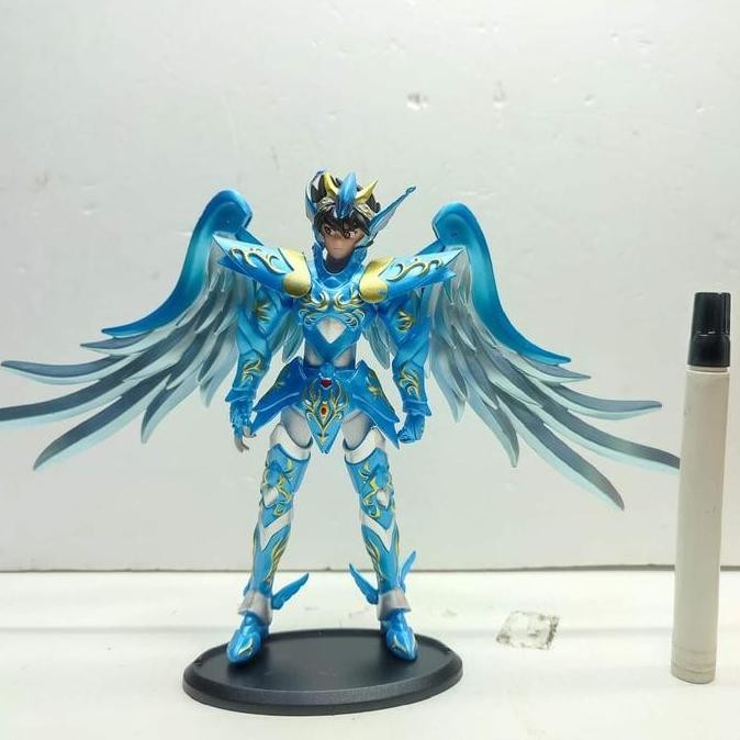 mainan mini static saint saiya blue Myth Cloth EX Pegasus Dragon Shiryu Hyoga Cygnus Phoenix Ikki  t