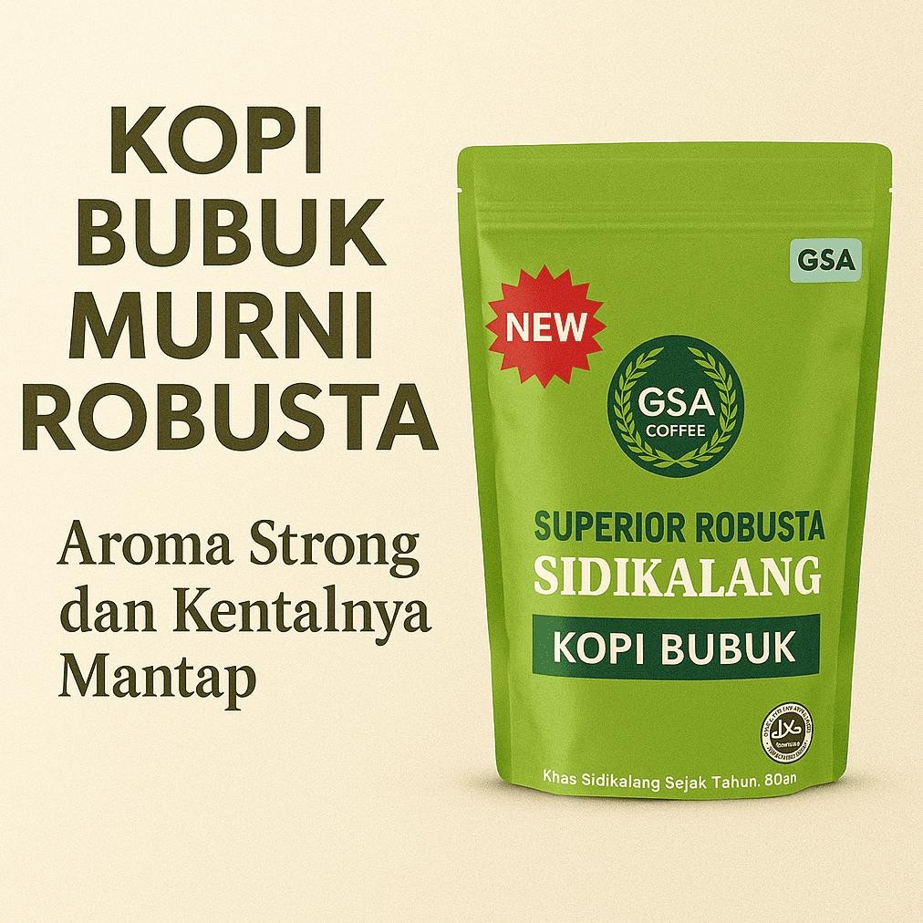 Kopi Bubuk Robusta 1kg Premium