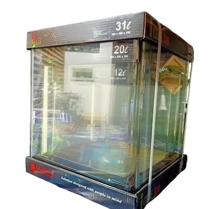 KANDILA I-CUBE 20 LITER BENDING AQUARIUM AQUASCAPE