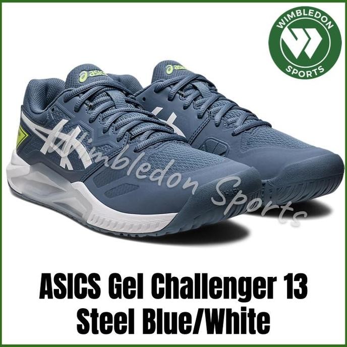 Sepatu Asics GEL CHALLENGER 13 Steel Blue / Sepatu Tenis ASICS