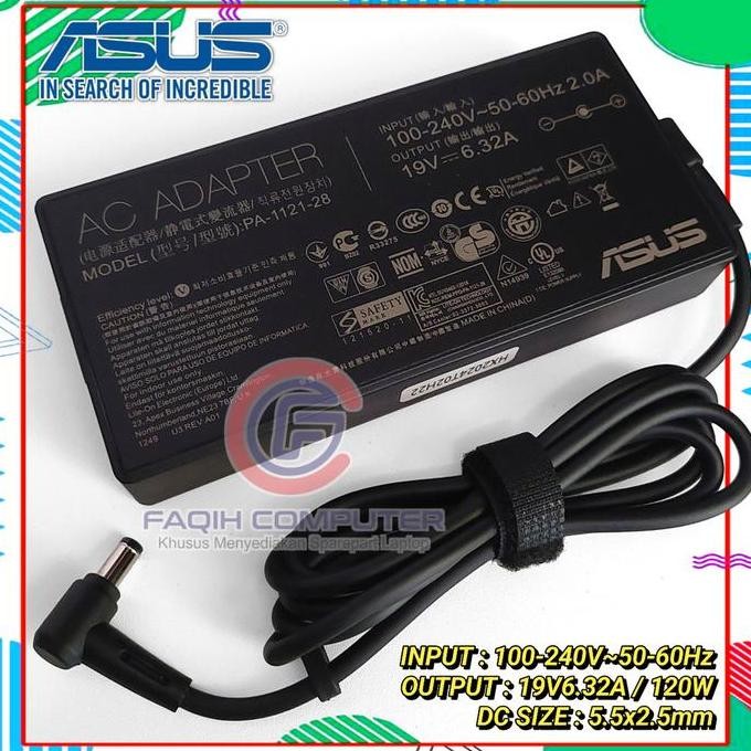 Cas Adaptor Charger Laptop Asus Rog G55 G55Vw G46Vw G70 G75 G75V Ori