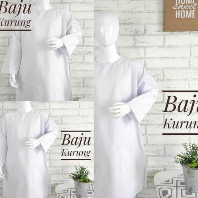 BAJU KURUNG PADANG,ATASAN TUNIK PUTIH, SERAGAM SEKOLAH SD,SMP, SMA