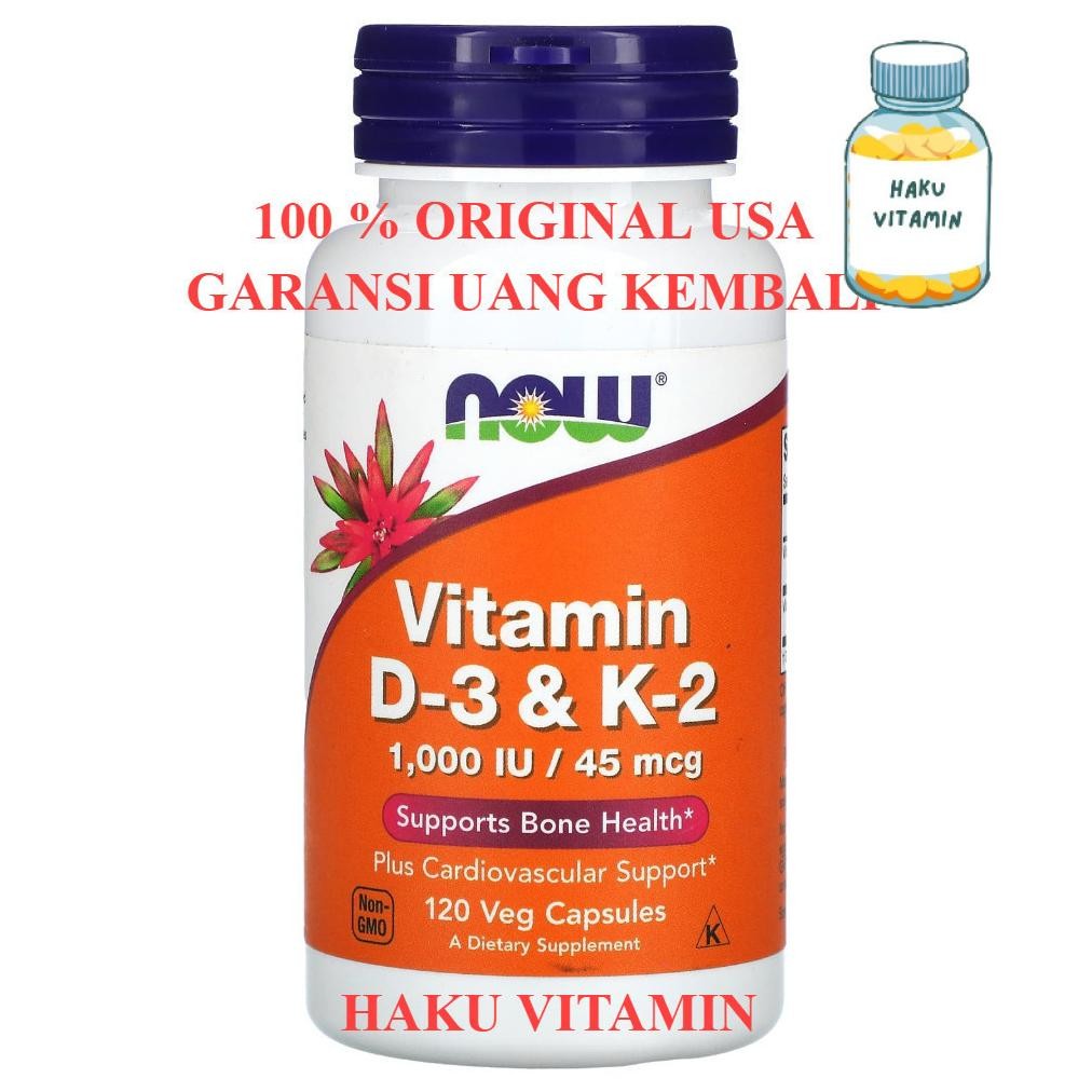 Now Vitamin D3 K2 5000 10000 2000 1000 IU ISI 120 180 240 360 Softgels 3 | Haku Vitamin