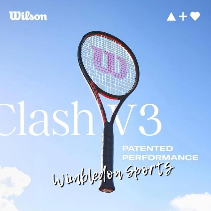 TERBARU - NEW 2025 Raket Tenis Wilson CLASH 100UL 265gr v3 / Raket Wilson CLASH 100UL 3.0 version / 