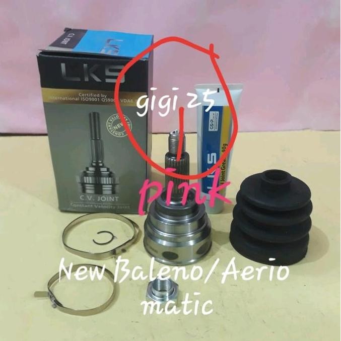 DB30 >> Cv Joint Luar Outer As Tarik As Roda Depan Luar Suzuki New Baleno New Aerio Matic AT 2003-20