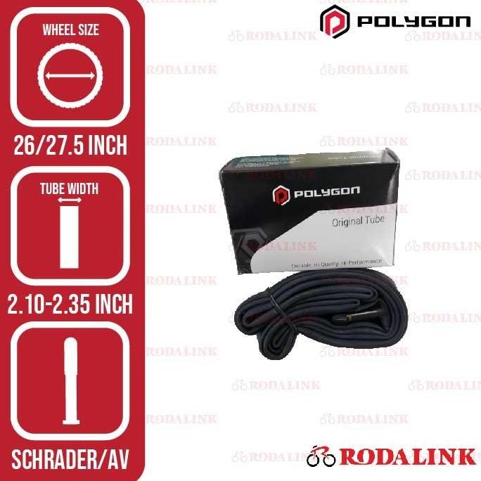 Promo Polygon Ban Dalam Sepeda 26X2.125-2.35/27.5 X 2.10-2.25 AV35 COD